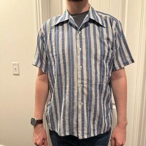 Vintage striped button down